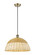 Ballston One Light Mini Pendant in Antique Brass (405|516-1P-AB-NBD2-16-NAT)
