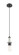 Ballston One Light Mini Pendant in Matte Black (405|415-1PR-BK)