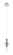 Ballston One Light Mini Pendant in Polished Nickel (405|415-1P-PN)
