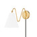 Onda One Light Wall Sconce in Aged Brass (428|HL699101-AGB)