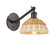 Ballston One Light Wall Sconce in Oil Rubbed Bronze (405|317-1W-OB-NBD2-75-NAT)