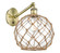 Ballston One Light Wall Sconce in Antique Brass (405|317-1W-AB-G122-10RB)