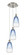 Ballston Three Light Pendant in Brushed Satin Nickel (405|113B-3P-SN-G480-6SB)
