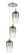 Ballston Three Light Pendant in Polished Nickel (405|113B-3P-PN-G484-7SL)