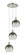 Ballston Three Light Pendant in Polished Nickel (405|113B-3P-PN-G483-8SL)