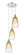 Ballston Three Light Pendant in Polished Chrome (405|113B-3P-PC-G480-6AM)