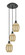 Ballston Three Light Pendant in Matte Black (405|113B-3P-BK-G459-6ME)