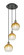 Ballston Three Light Pendant in Black Antique Brass (405|113B-3P-BAB-G483-8AM)