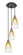 Ballston Three Light Pendant in Black Antique Brass (405|113B-3P-BAB-G480-6AM)
