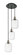 Ballston Three Light Pendant in Black Antique Brass (405|113B-3P-BAB-G460-7CL)