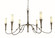 Old Greenwich Six Light Chandelier in Brushed Nickel (8|5976 BN)