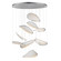 Moonscapes LED Pendant in Polished Chrome (86|E24979-PC)