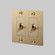Toggle Switch in Brass (576|NTK-053429)