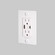 Duplex Outlet in White (576|NSK-143413)