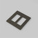 Wall Plate in Smoked Bronze (576|NPL-093584)