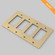 Wall Plate in Brass (576|NPL-05304)