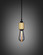 LED Pendant in Brass (576|NHM-05649)