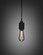 LED Pendant in Black (576|NHM-02648)