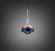 LED Pendant in Burnt Steel (576|NFP-893194)
