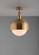LED Linear Ceiling Mount in Brass (576|NFC-813201)