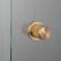 Fixed Door Knob in Brass (576|NDK-051069)