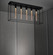 Five Light Ceiling Mount in Black Marble (576|NCA-02285)