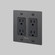 Outlet in Smoked Bronze (576|NSK-094368)
