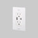 Outlet in White (576|NSC-144085)