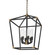 Hollister Six Light Chandelier in Light Bronze / Black (515|2100-10)