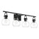 Mansfield Four Light Vanity in Matte Black (577|207637A)