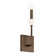 Montclair One Light Wall Sconce in Forged Bronze, White (577|207367A)