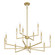 Montclair 12 Light Chandelier in Brushed Gold, White (577|207361A)