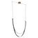 Ayers LED Linear Chandelier in Champagne Gold, Black, Brown (577|207277A)
