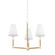 Mariana Three Light Chandelier in Textured White (428|H708803-TWH)