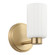 Bedminster One Light Wall Sconce in Champagne Gold, Opal Ribbed (577|207026A)
