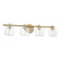 Valentina Four Light Vanity in Champagne Gold, Clear (577|207018A)