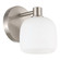 Valentina One Light Wall Sconce in Brushed Nickel, Etched Opal (577|207002A)