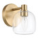 Valentina One Light Wall Sconce in Champagne Gold, Clear (577|206998A)