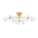 Twiggy Three Light Semi Flush Mount in Aged Brass (428|H698603-AGB/TWH)