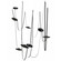Fremont LED Chandelier in Black (192|HF7207-G202-BLK)