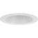 6IN RECESSED One Light Baffle Splay Trim in Satin White (54|P806002-028)