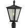 Cardiff One Light Post Lantern in Black (54|P540039-031)