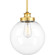 Penn One Light Pendant in Natural Brass (54|P5070-137)