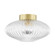 Reba One Light Flush Mount in Aged Brass (428|H537501-AGB)