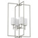Replay Four Light Foyer Pendant in Brushed Nickel (54|P500206-009)