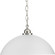Classic Dome Pendant One Light Pendant in Brushed Nickel (54|P500149-009)