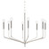 Bailey Eight Light Chandelier in Polished Nickel (428|H516808-PN)
