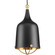 Era One Light Pendant in Black (54|P500033-031)