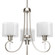 Invite Three Light Chandelier in Brushed Nickel (54|P4695-09)