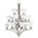Trinity 15 Light Chandelier in Brushed Nickel (54|P4365-09)